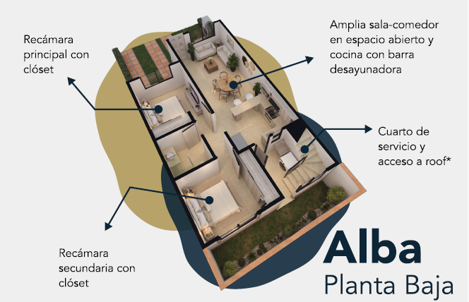 Casa Alba - Planta baja